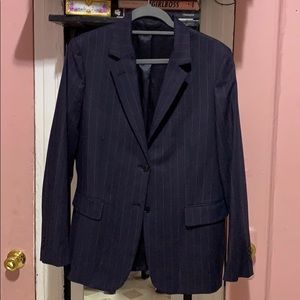 Pinstriped blazer